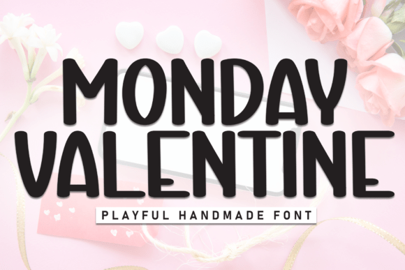 Monday Valentine Font - Featured Image