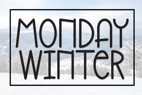 Monday Winter Font - Featured Image