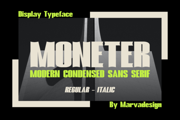 Moneter Font - Featured Image