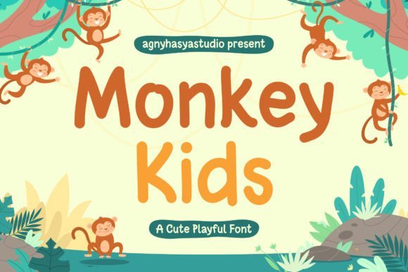 Monkey Kids Font - Featured Image