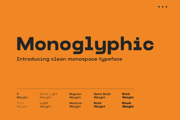 Monoglyphic Font - Featured Image