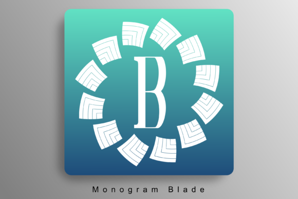 Monogram Blade Font - Featured Image