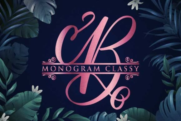 Monogram Classy Font - Featured Image