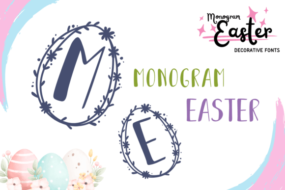 Monogram Easter Font - Featured Image