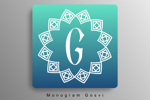 Monogram Gosvi Font - Featured Image