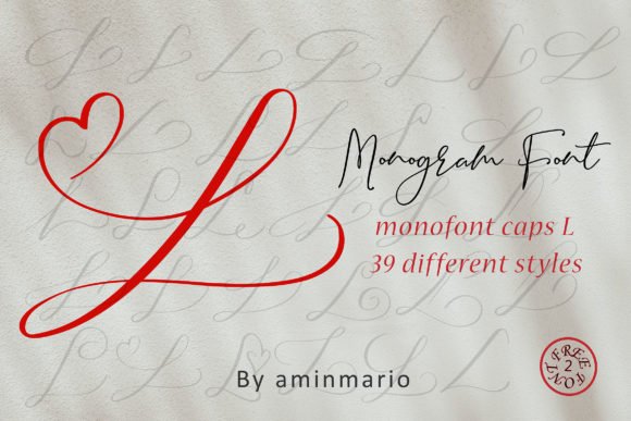 Monogram L | Monofont Caps L Font - Featured Image