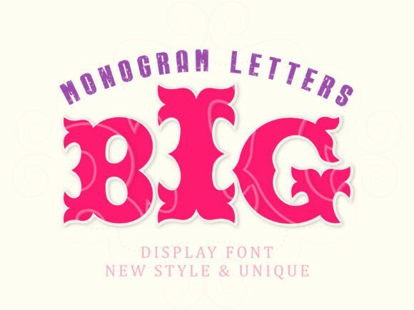 Monogram Letters Font - Featured Image