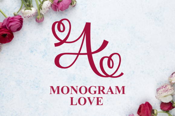 Monogram Love Font - Featured Image