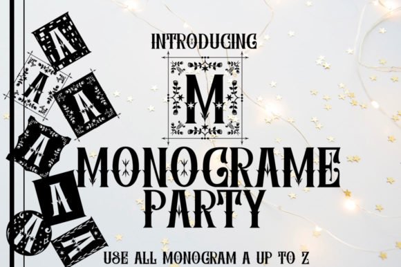 Monograme Party Font - Featured Image