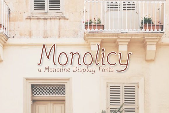 Monolicy Font - Featured Image