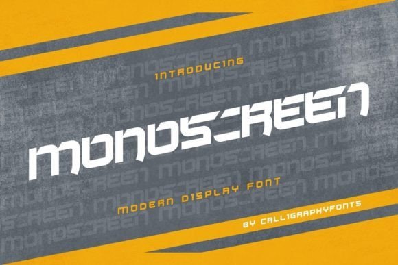 Monoscreen Font - Featured Image