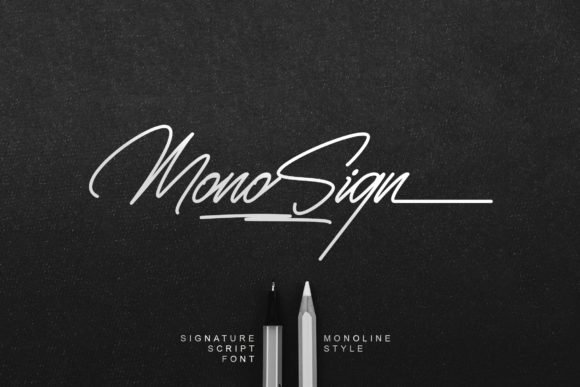 Monosign Font - Featured Image