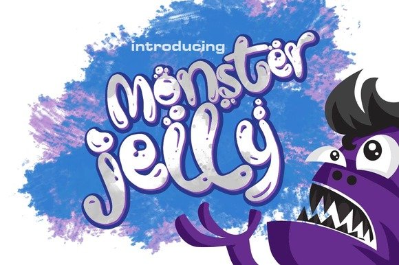 Monster Jelly Font - Featured Image