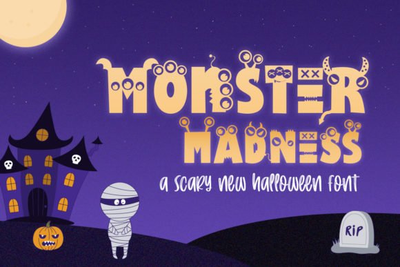Monster Madness Font - Featured Image