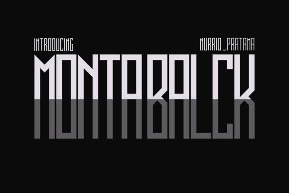 Monta Black Font - Featured Image