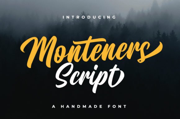 Monteners Font - Featured Image