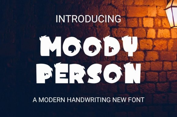 Moody Person Font - Featured Image