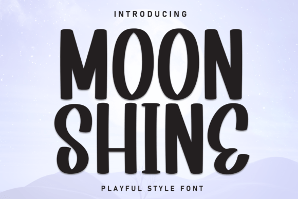 Moon Shine Font - Featured Image