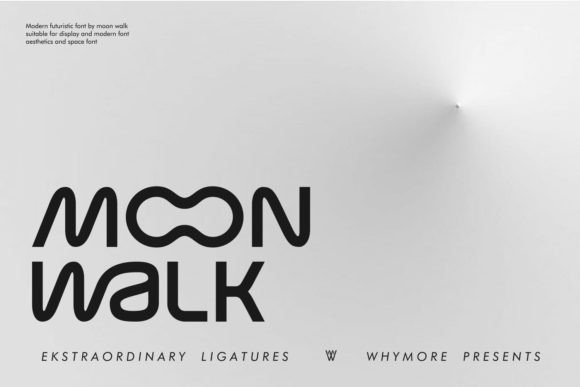 Moon Walk Font - Featured Image