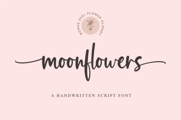 Moonflowers Font - Featured Image