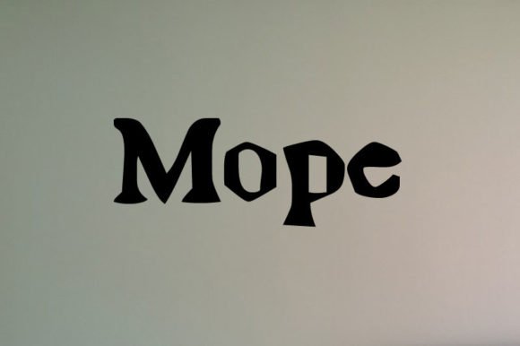 Mope Font - Featured Image