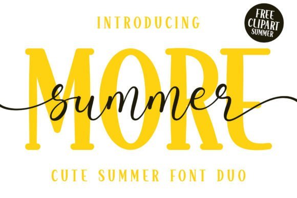 More Summer Duo Font - Featured Image