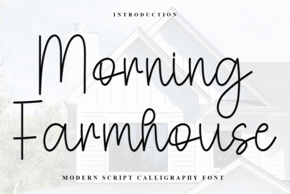 Morning Farmhouse Font - Featured Image