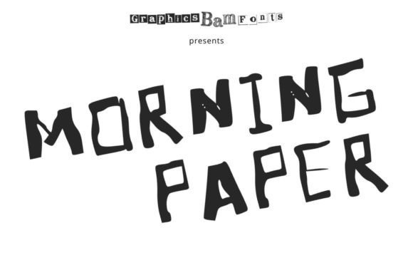 Morning Paper Font - Featured Image