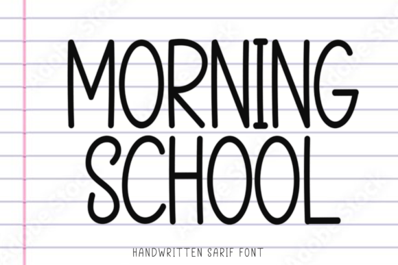 Morning School Font - Featured Image