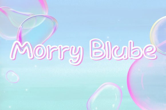 Morry Blube Font - Featured Image