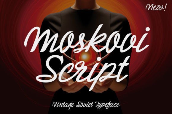 Moskovi Script Font - Featured Image