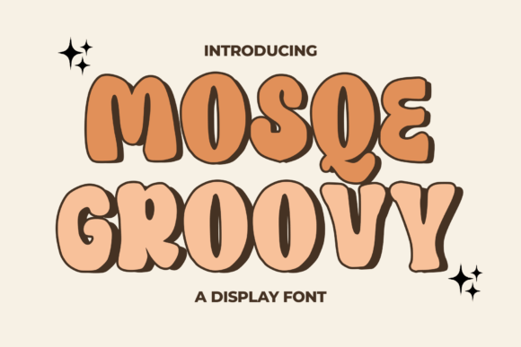 Mosqe Groovy Font - Featured Image