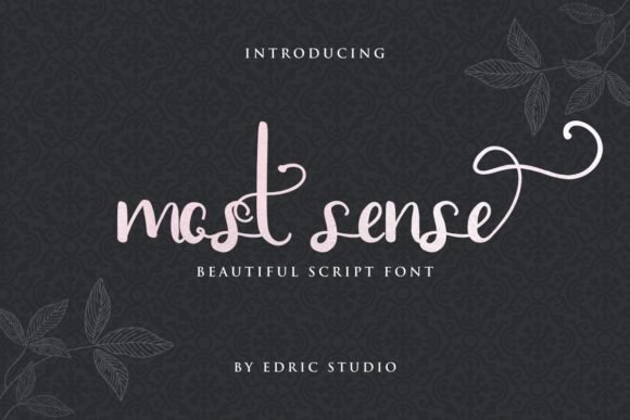 Most Sense Font - Featured Image