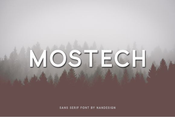 Mostech Font - Featured Image