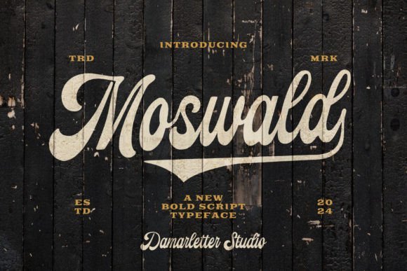 Moswald Font - Featured Image