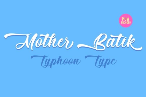 Mother Batik Font - Featured Image