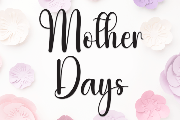 Mother Days Font - Featured Image