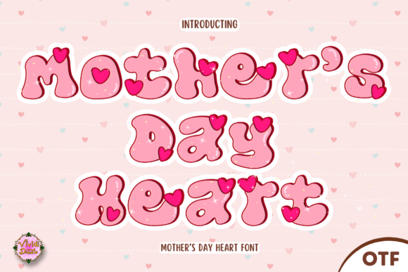Mother's Day Heart Font - Featured Image