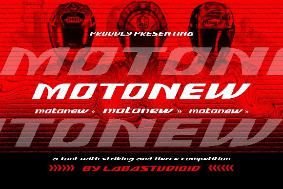 MotoNew Font - Featured Image