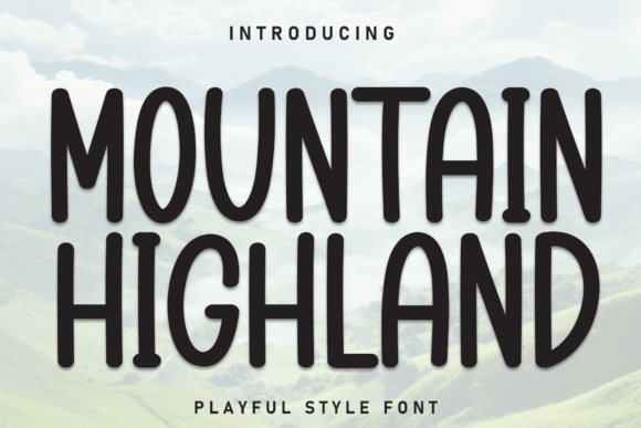 Mountain Highland Font - Featured Image