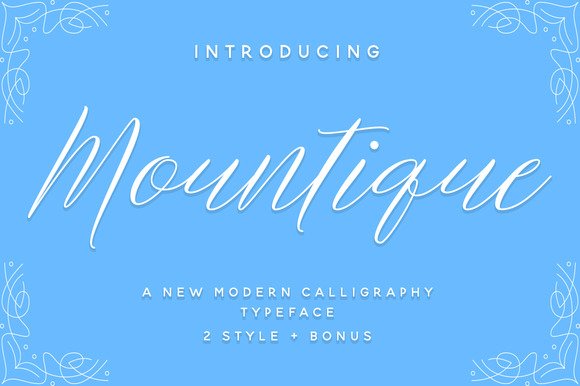Mountique Font - Featured Image