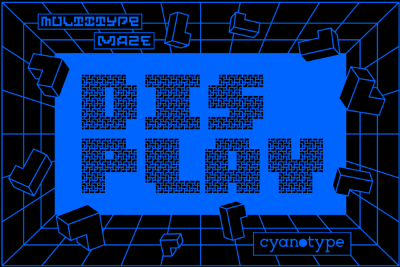MultiType Maze Display Font - Featured Image