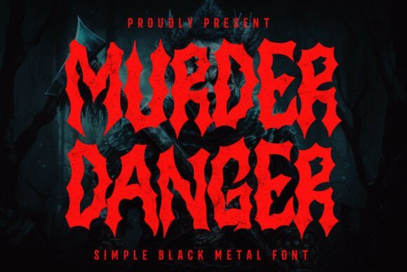 Murder Danger Font - Featured Image