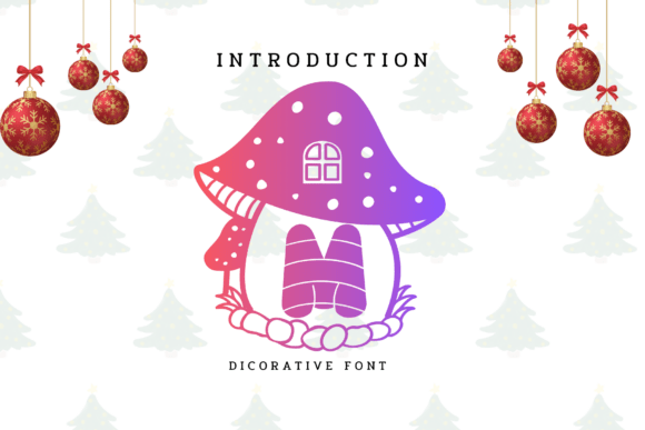 Mushroom Christmas Font - Featured Image