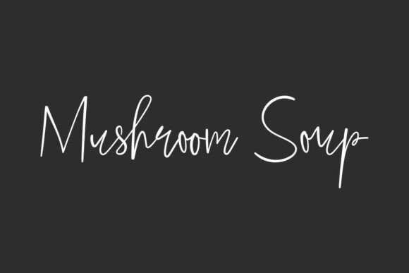 Mushroom Soup Font - Featured Image