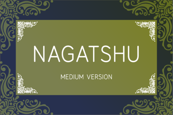 Nagatshu Medium Font - Featured Image