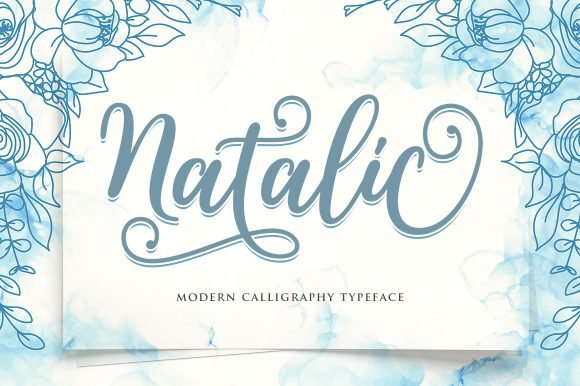 Natalic Font - Featured Image