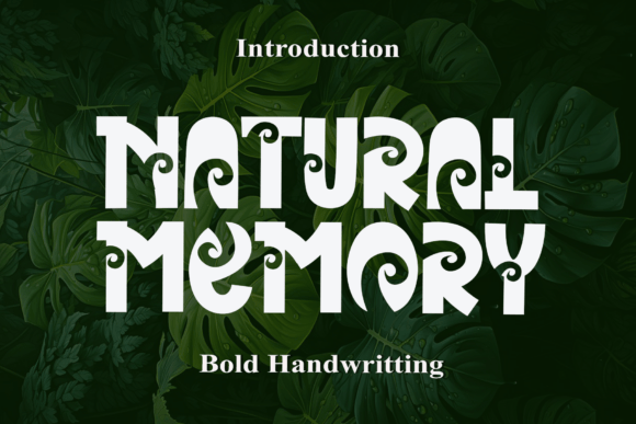 Natural Memory Font - Featured Image