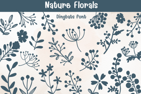 Nature Florals Font - Featured Image