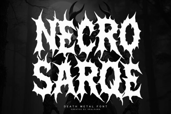 Necrosarqe Regular Font - Featured Image